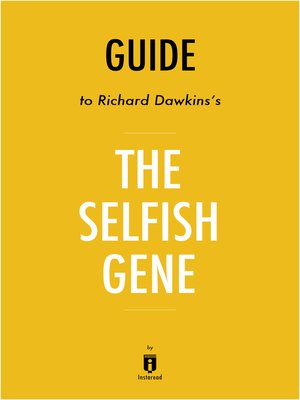 cover image of Guide to Richard Dawkins's The Selfish Gene by Instaread